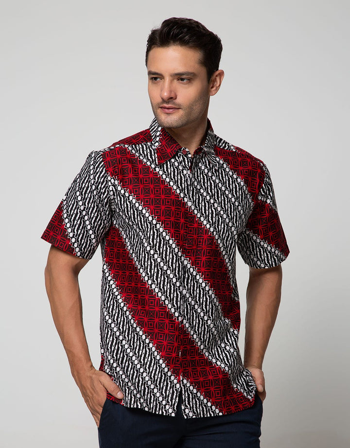 Arjuna Weda Batik Shirt Parang Seling