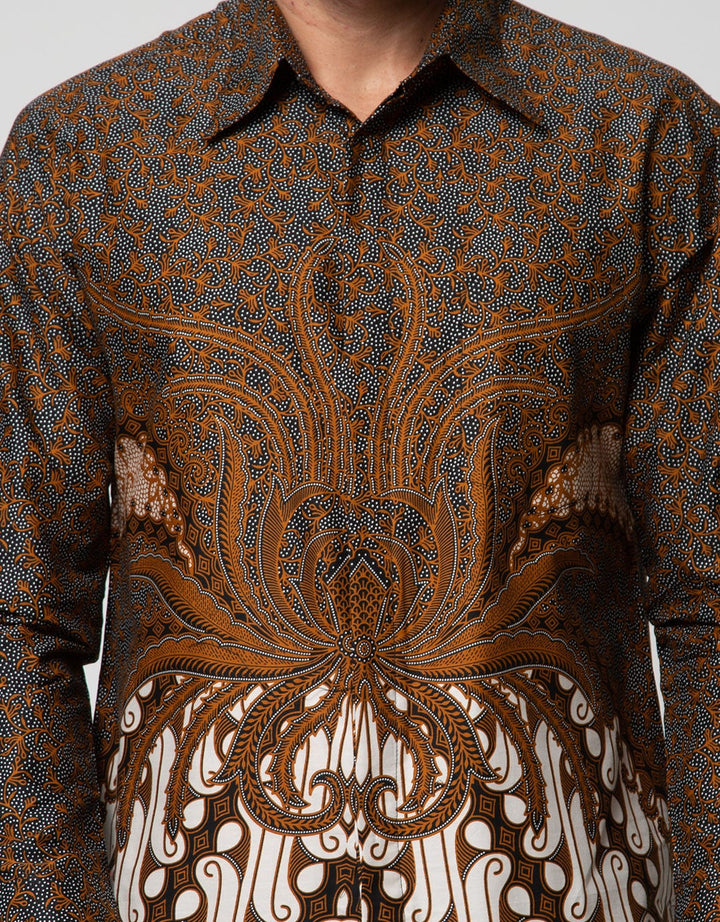 Arjuna Weda Large Bali Banana Batik Shirt