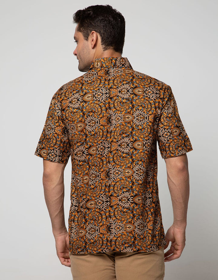 Adikusuma Batik Shirt Batik Leaf Fins