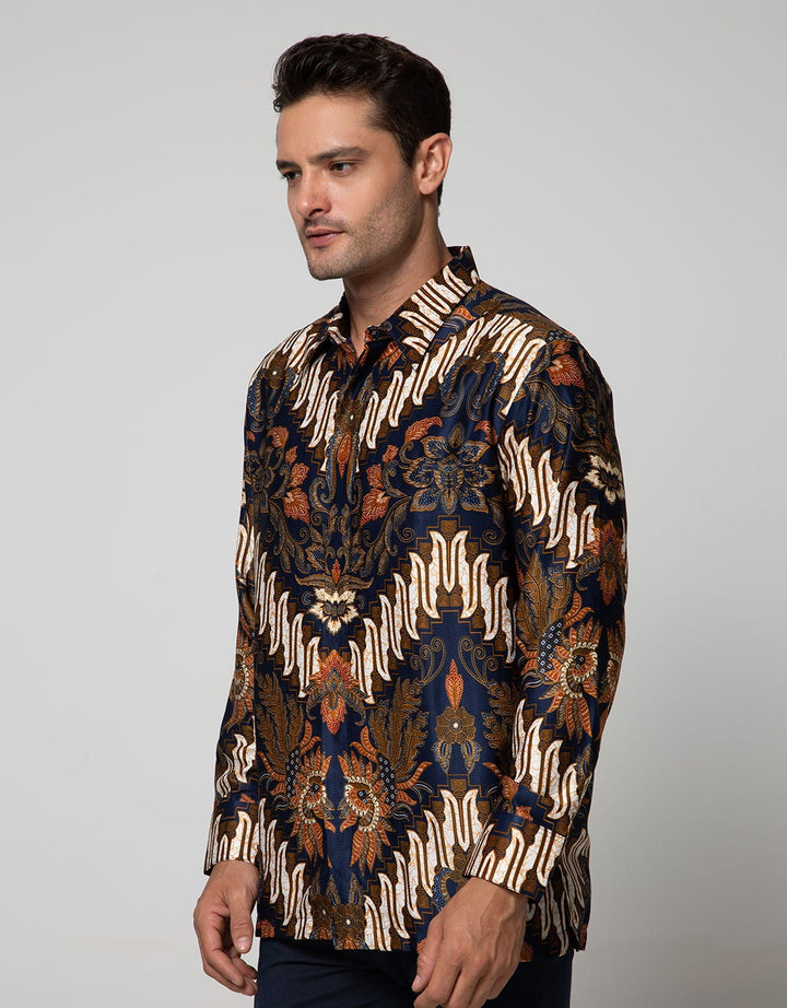 Arjuna Weda Parang Seling Manuk Batik Shirt