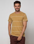 Details Short Sleeve T-Shirt Reg Stripe Engineered Cotton