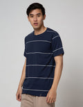 Details Short Sleeve T-Shirt Reg Stripe Engineered Cotton