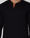 Details Sweatshirt Jumper Round Neck Klep Beda Warna