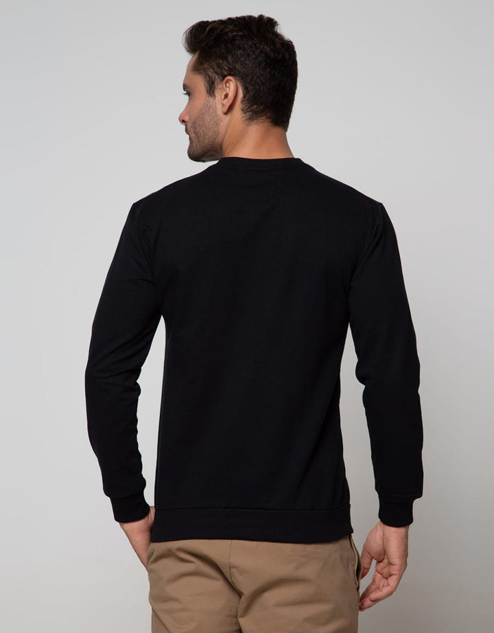 Details Sweatshirt Jumper Long Sleeve Round Neck Cns Emboss