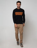 Details Sweatshirt Jumper Long Sleeve Round Neck Cns Emboss