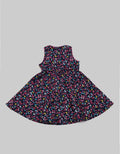 Kidz Too Short Sleeve Midi Dress Flower Piping