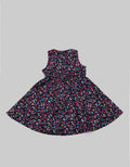 Kidz Too Short Sleeve Midi Dress Flower Piping