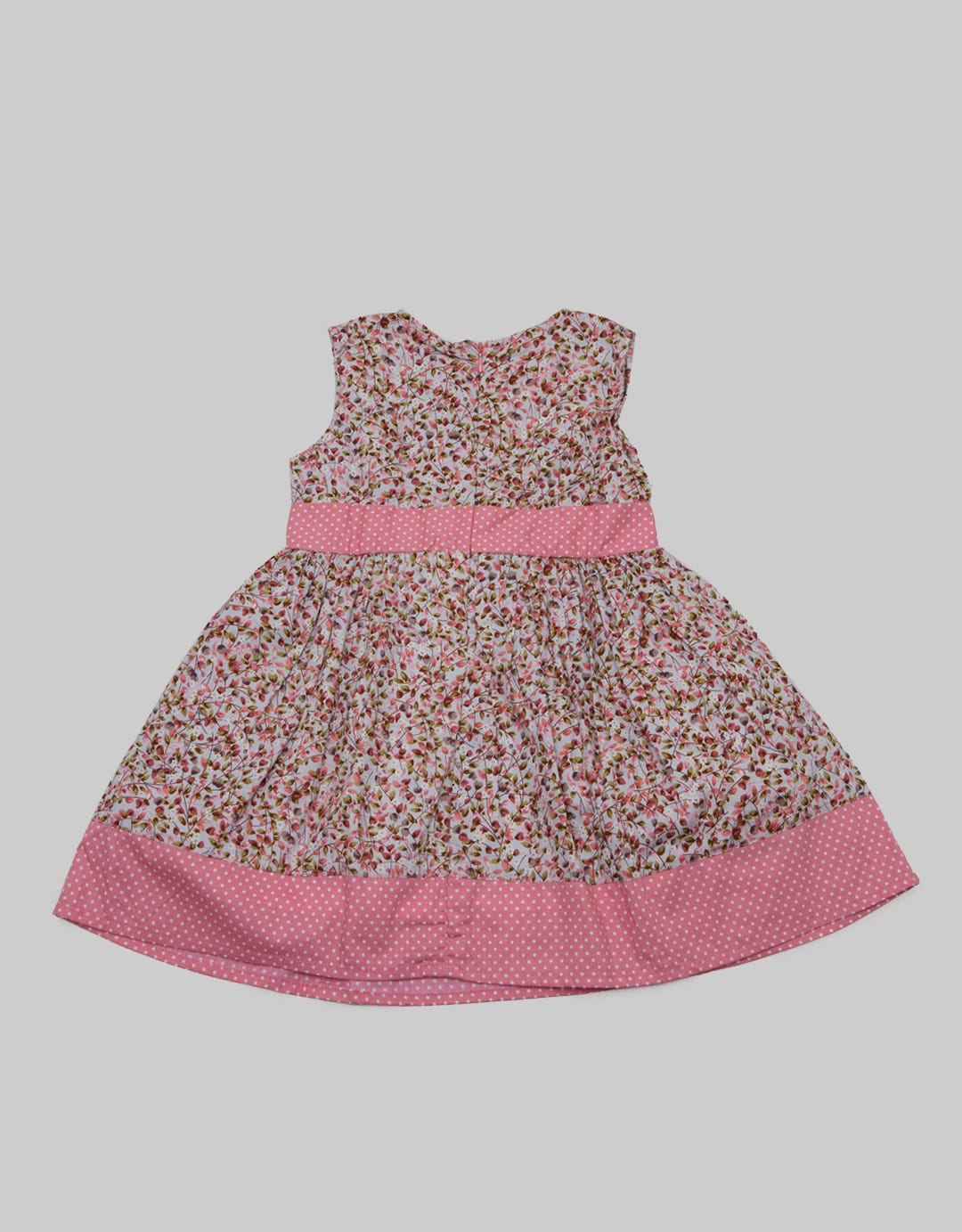 Kidz Too Short Sleeve Midi Dress Full Floral Print