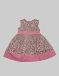 Kidz Too Short Sleeve Midi Dress Full Print Bunga