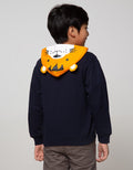 Little M Jacket Knit Hoodie Lion Cucuk Application