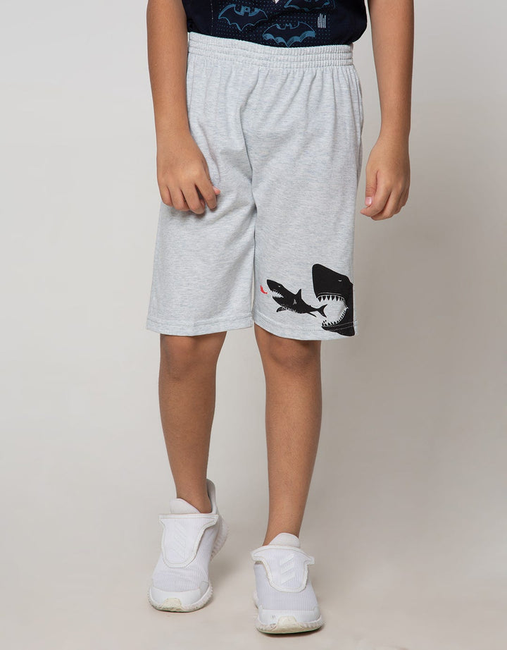 Little M Short Pants Knit Multipack 2 Pack Shark