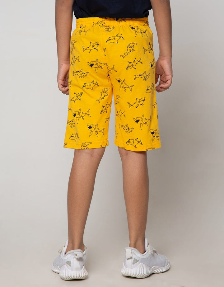 Little M Short Pants Knit Multipack 2 Pack Shark