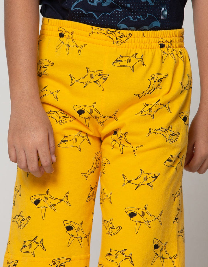 Little M Short Pants Knit Multipack 2 Pack Shark