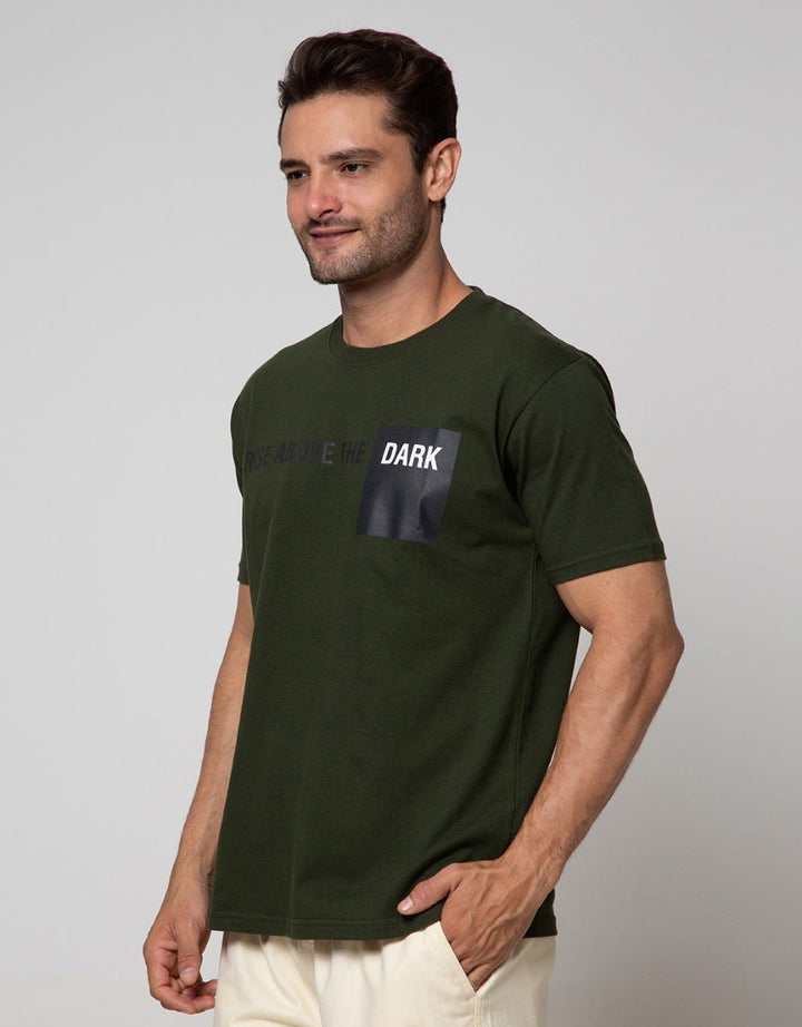 T Zone Short Sleeve T-Shirt Big Size Print Pocket  Fun Stuff