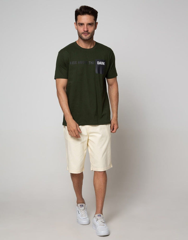 T Zone Short Sleeve T-Shirt Big Size Print Pocket  Fun Stuff