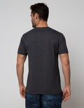 T Zone Short Sleeve T-Shirt Big Size Print Pocket  2 Layer