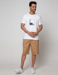 T Zone Short Sleeve T-Shirt Big Size Print Pocket