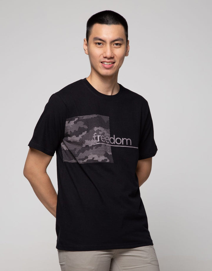 T Zone Short Sleeve T-Shirt Print Army Coll