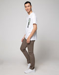 T Zone Short Sleeve T-Shirt Print Army Never Give Up