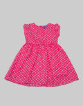 Kidz Too Short Sleeve Midi Dress Full Print Floral Alphabet Ribbon