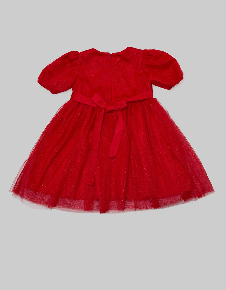 Kidz Too Short Sleeve Sequin Midi Dress