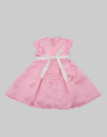 Kidz Too Short Sleeve Midi Dress Bordir Bunga Qipao
