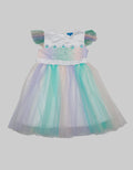 Kidz Too Short Sleeve Midi Dress Chest Bungan Tile Rainbow