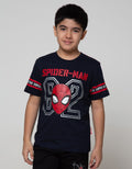 Marvel Spiderman Face Number Strip T-Shirt