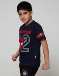 Marvel Spiderman Face Number Strip T-Shirt