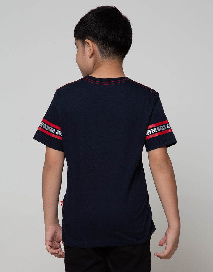 Marvel Spiderman Face Number Strip T-Shirt