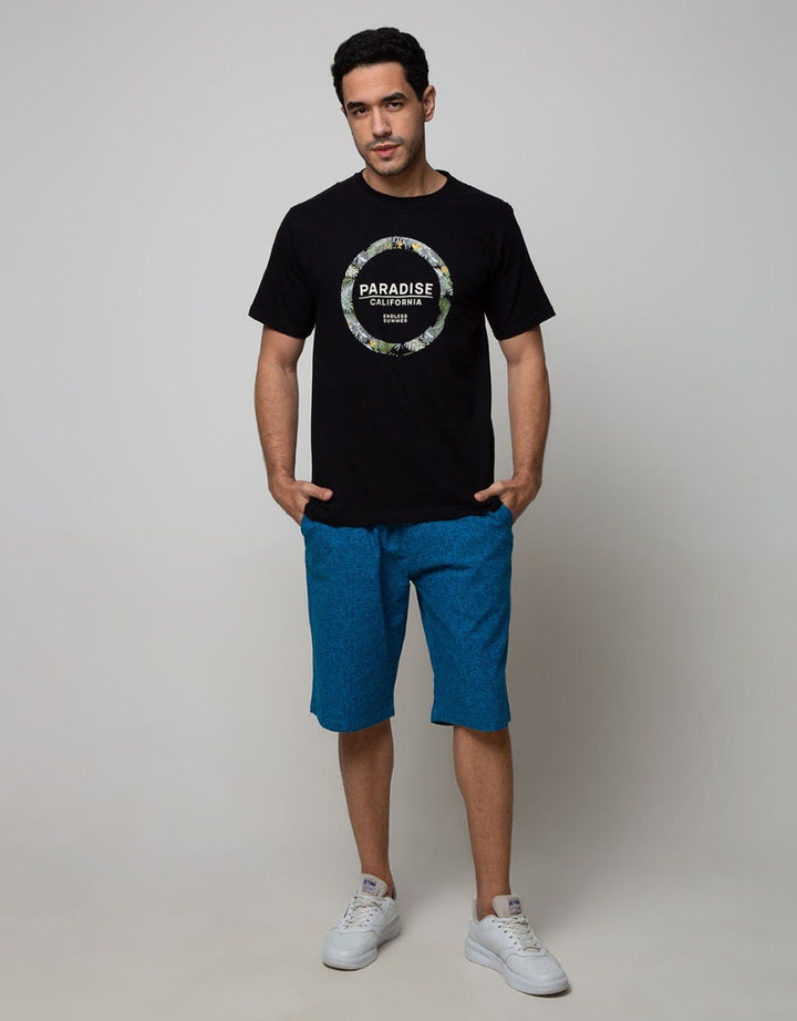 T Zone Short Sleeve T-Shirt Print Paradise California