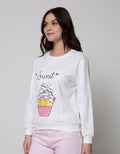 Nevada Sweatshirt Solid Sweet Cupcakes And Cats