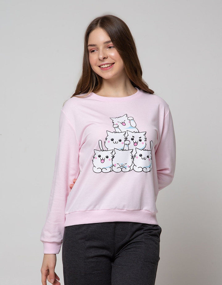 Nevada Sweatshirt Cute Cats