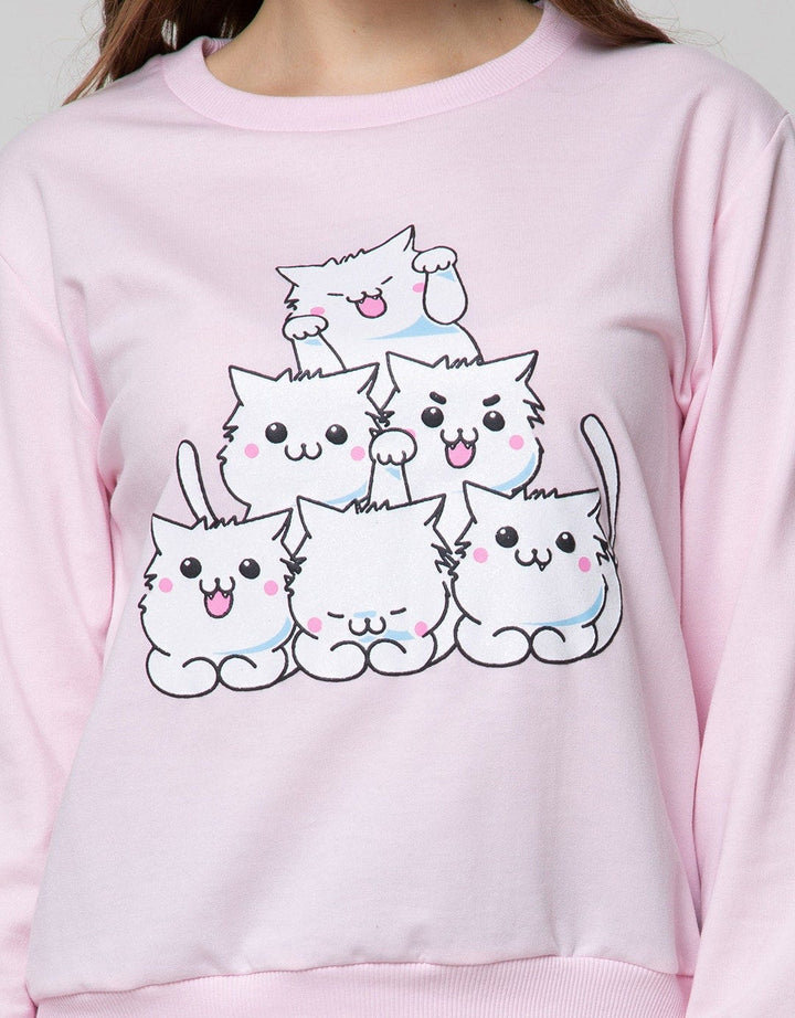 Nevada Sweatshirt Cute Cats