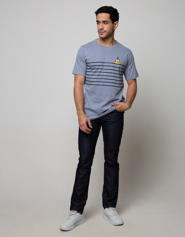 T Zone Short Sleeve T-Shirt Wb Looney Tunes Stripe