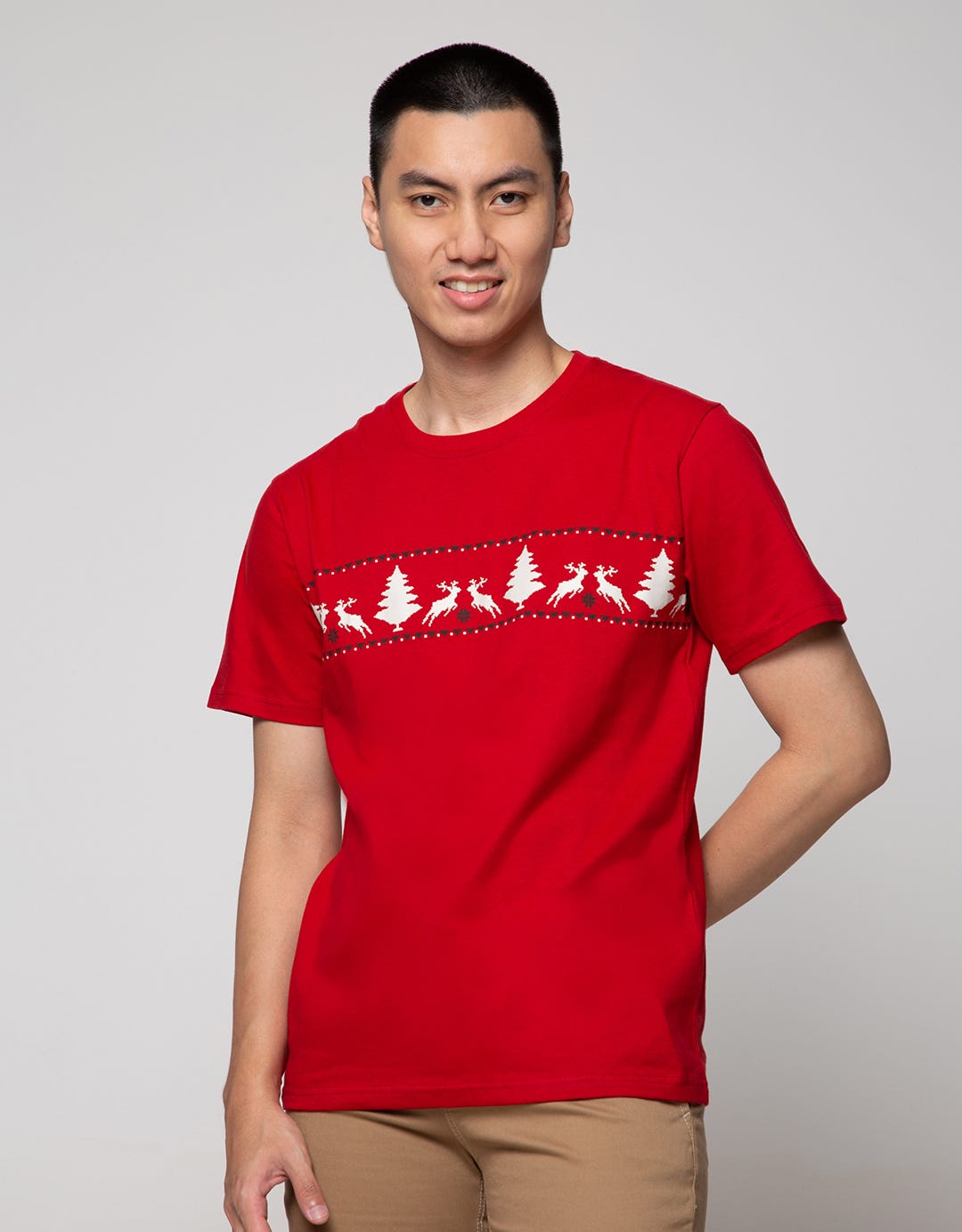 T Zone Short Sleeve T-Shirt Print Xmas Collection 2021