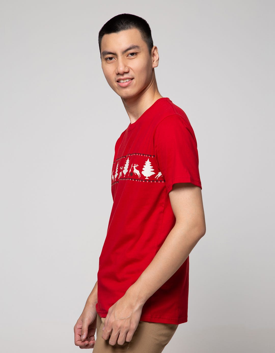 T Zone Short Sleeve T-Shirt Print Xmas Collection 2021
