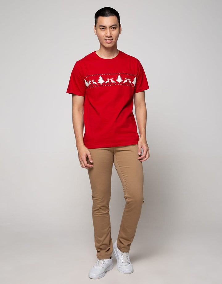 T Zone Short Sleeve T-Shirt Print Xmas Collection 2021