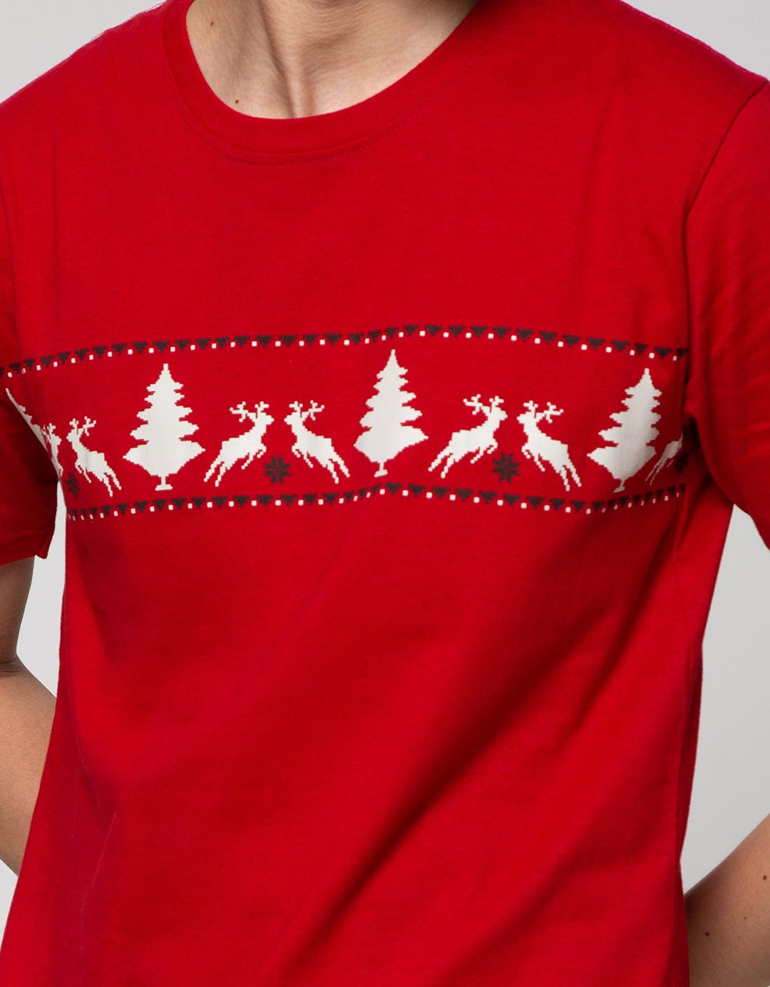 T Zone Short Sleeve T-Shirt Print Xmas Collection 2021