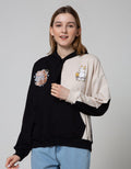 Nevada Sweatshirt Solid Color Blocking