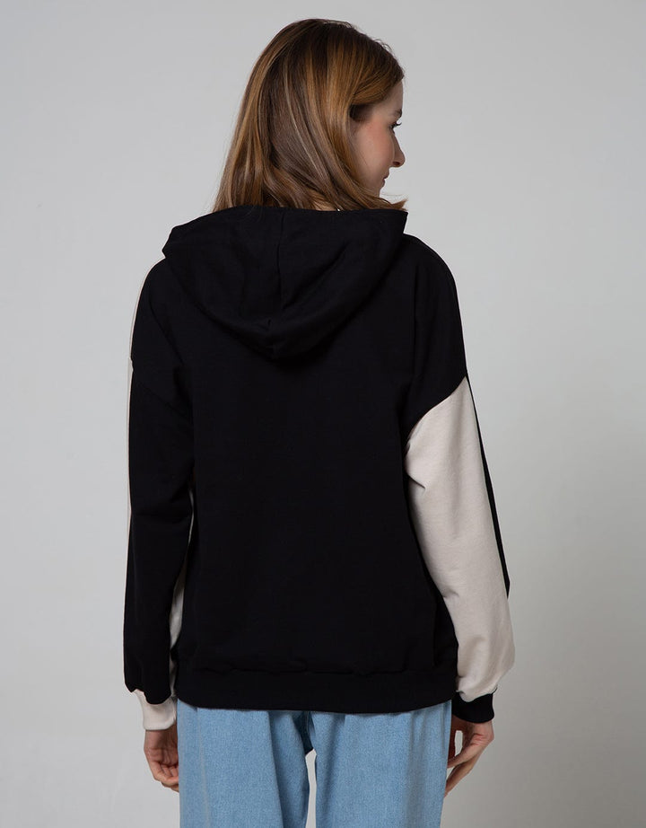 Nevada Sweatshirt Solid Color Blocking