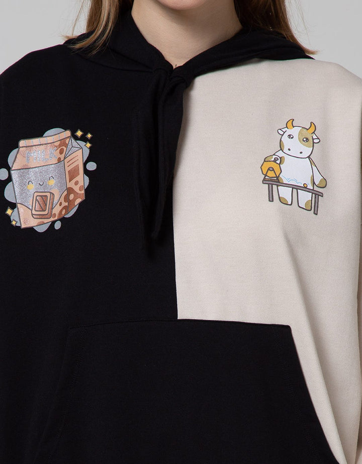 Nevada Sweatshirt Solid Color Blocking