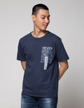 T Zone Short Sleeve T-Shirt Print Army Never Give Up