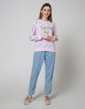 Nevada Dream Big Floral Print Sweatshirt
