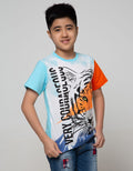 Aero Short Sleeve T-Shirt Print Rainbow Tiger