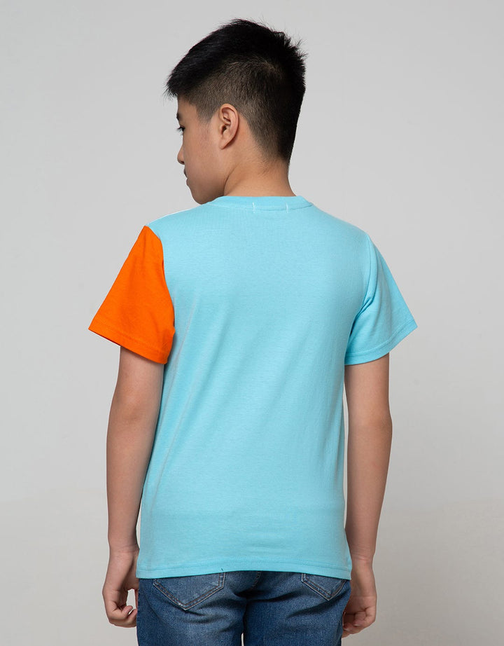 Aero Short Sleeve T-Shirt Print Rainbow Tiger