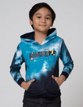 Little M Sweater Hoodie Print Tie Dyed Awesome
