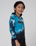 Little M Sweater Hoodie Print Tie Dyed Awesome