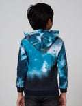 Little M Sweater Hoodie Print Tie Dyed Awesome