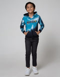 Little M Sweater Hoodie Print Tie Dyed Awesome